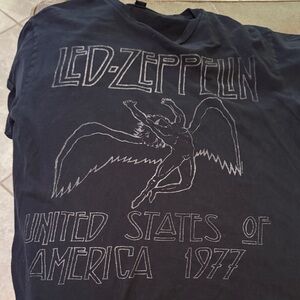 Led Zeppelin Black Graphic T-Shirt